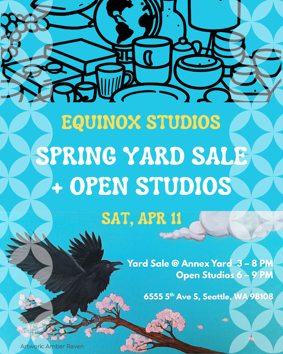 April Open Studios & Yard Sale!